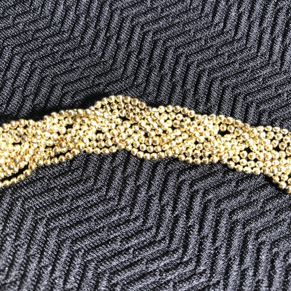 Vintage Art Deco Gold Tone Chain With Tassel - Picture 3 of 8